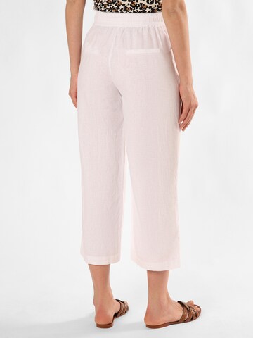 Soyaconcept Wide leg Pleat-Front Pants 'Ina' in White