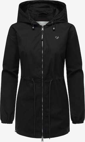 Parka mi-saison 'Monadissimo B' Ragwear en noir : devant