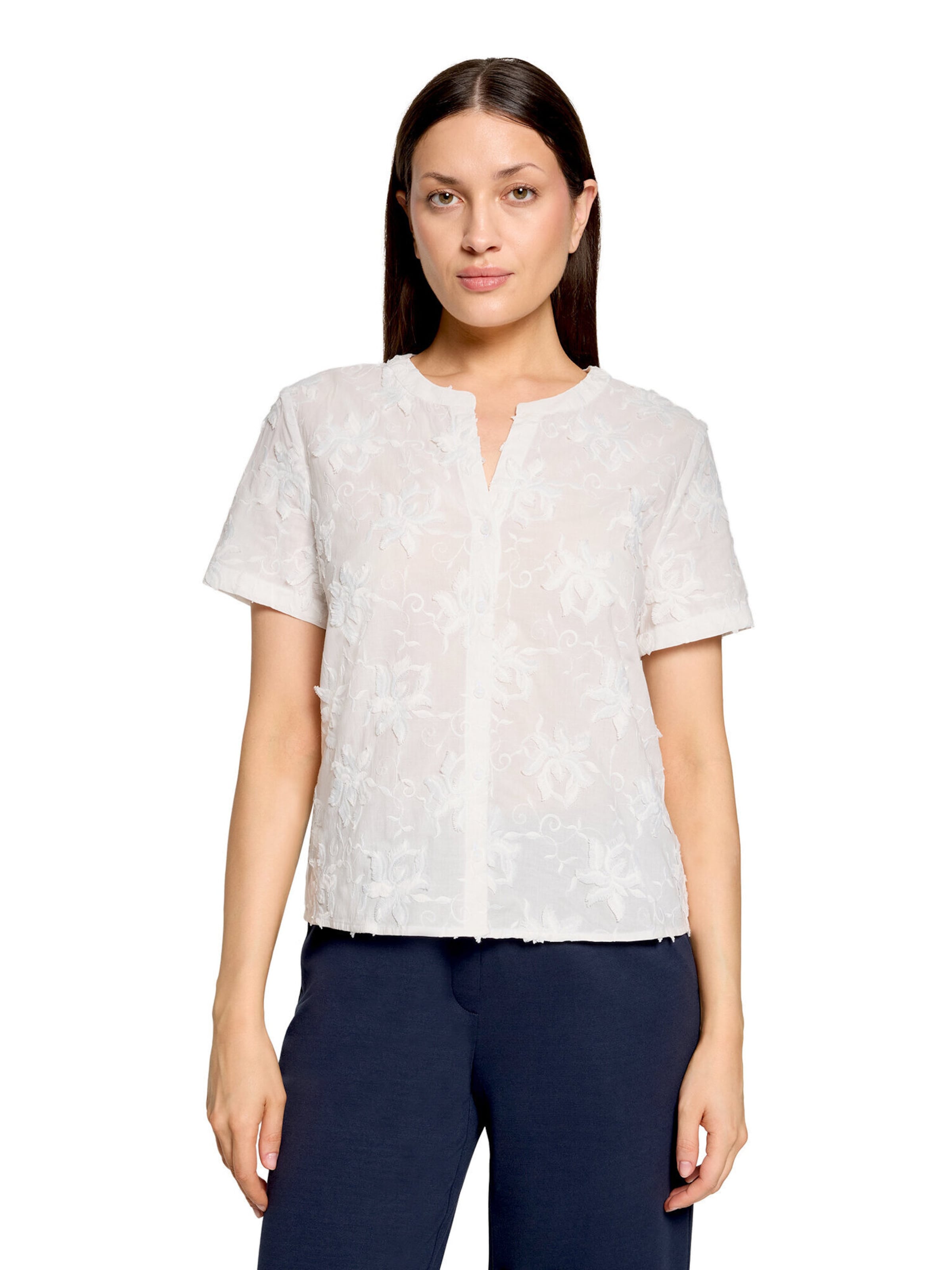 Betty & Co Blouse in Wit: voorkant