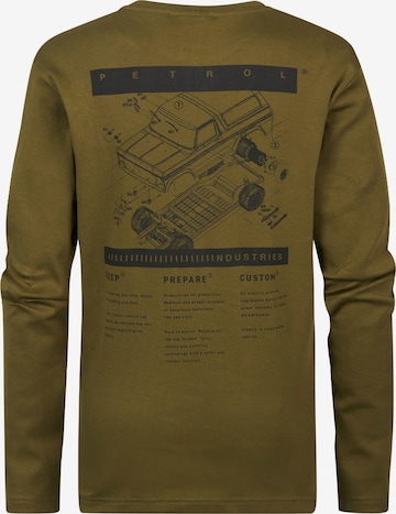 Petrol Industries Shirt 'Steamwood' in Groen