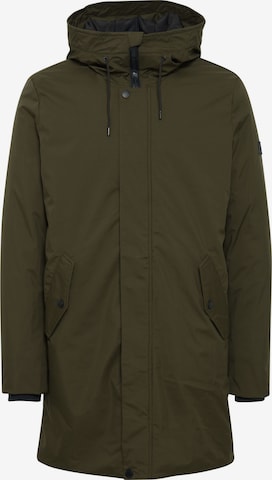 INDICODE JEANS Winter Parka 'Fido' in Green: front