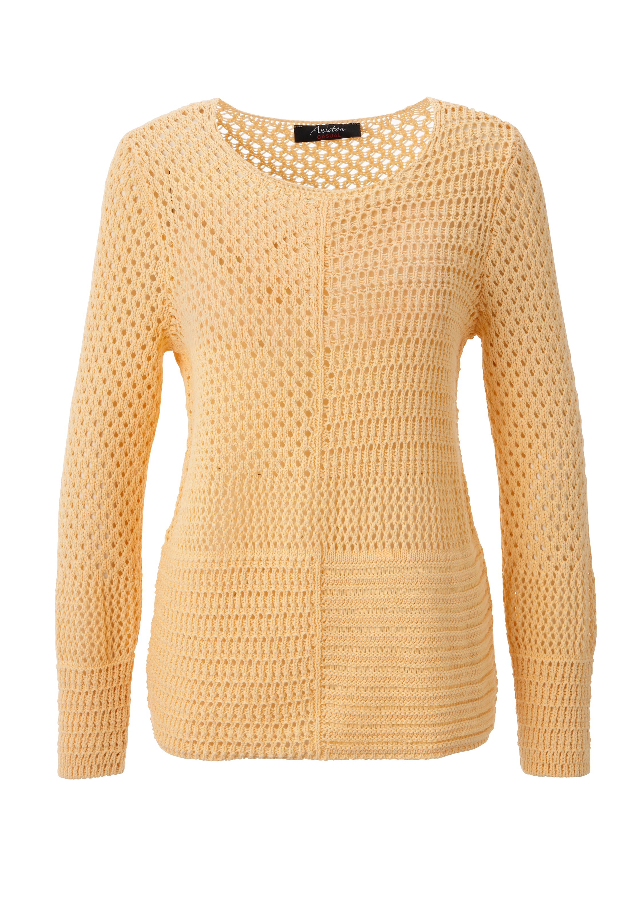 Aniston CASUAL Pullover in Gelb: Vorderseite