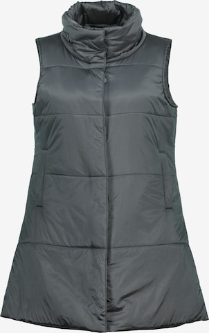 Ulla Popken Bodywarmer in Grijs: voorkant