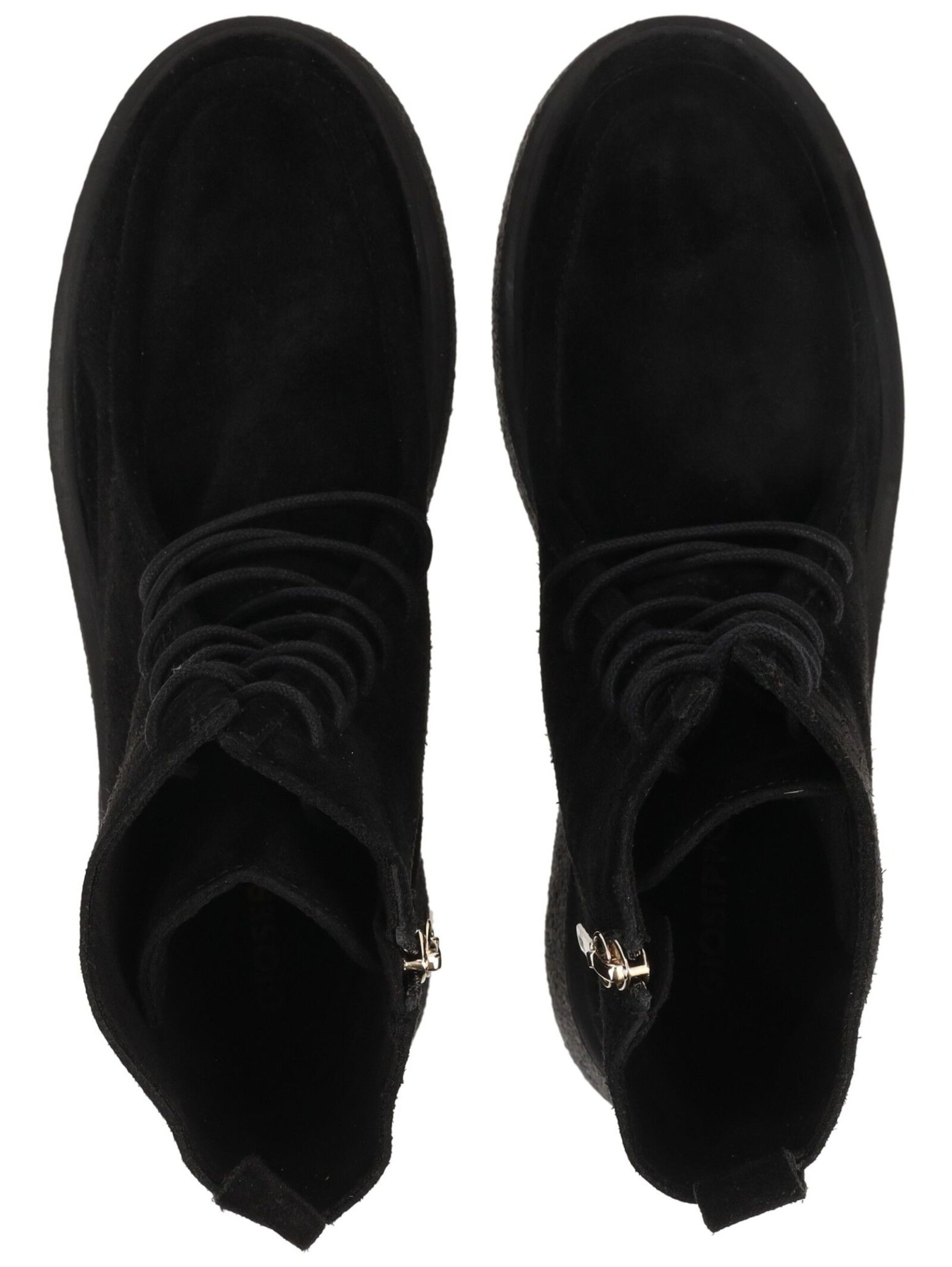 GIOSEPPO Lace-Up Ankle Boots in Black