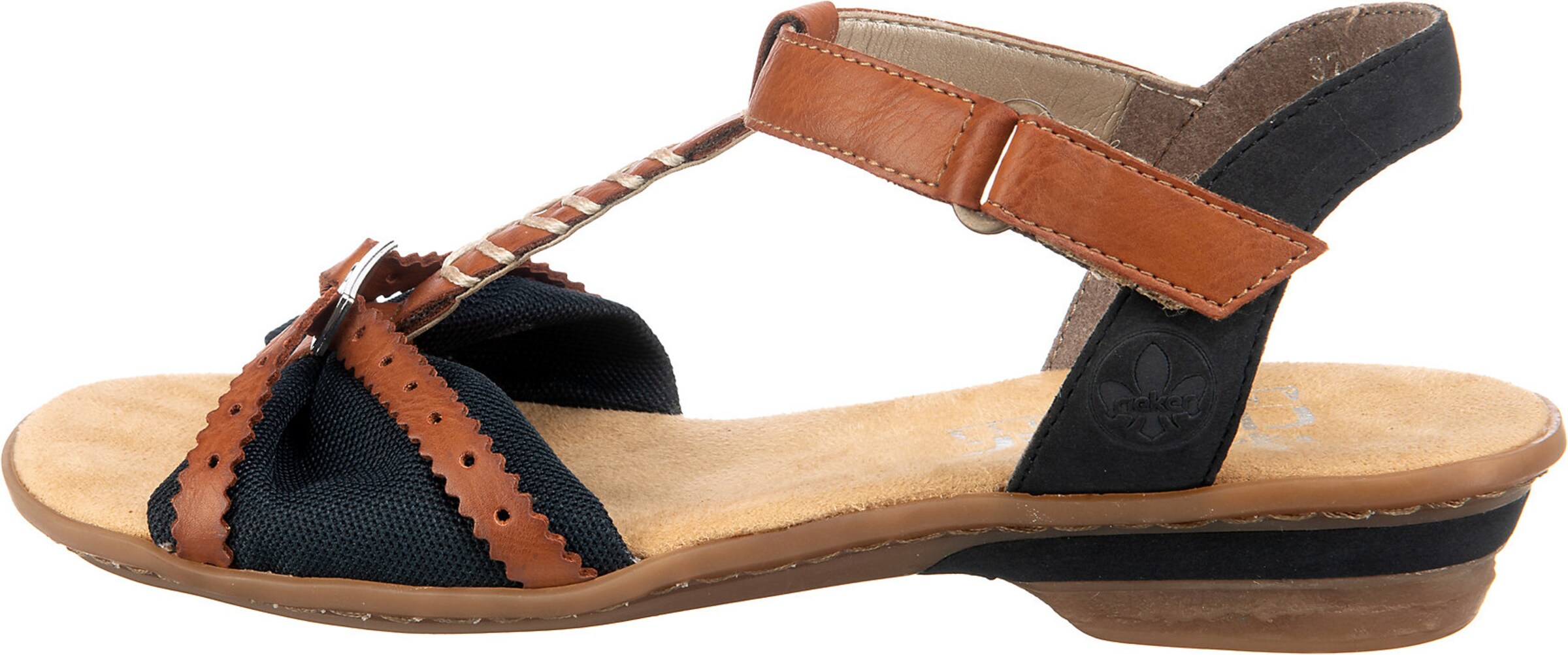 Rieker Strap Sandals in Blue