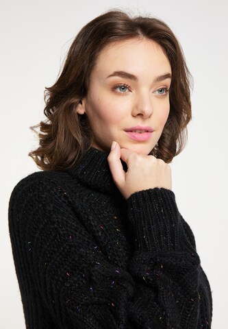MYMO Пуловер оувърсайз в черно