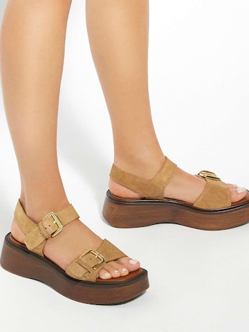 Dune LONDON Sandaal 'Luno' in Beige