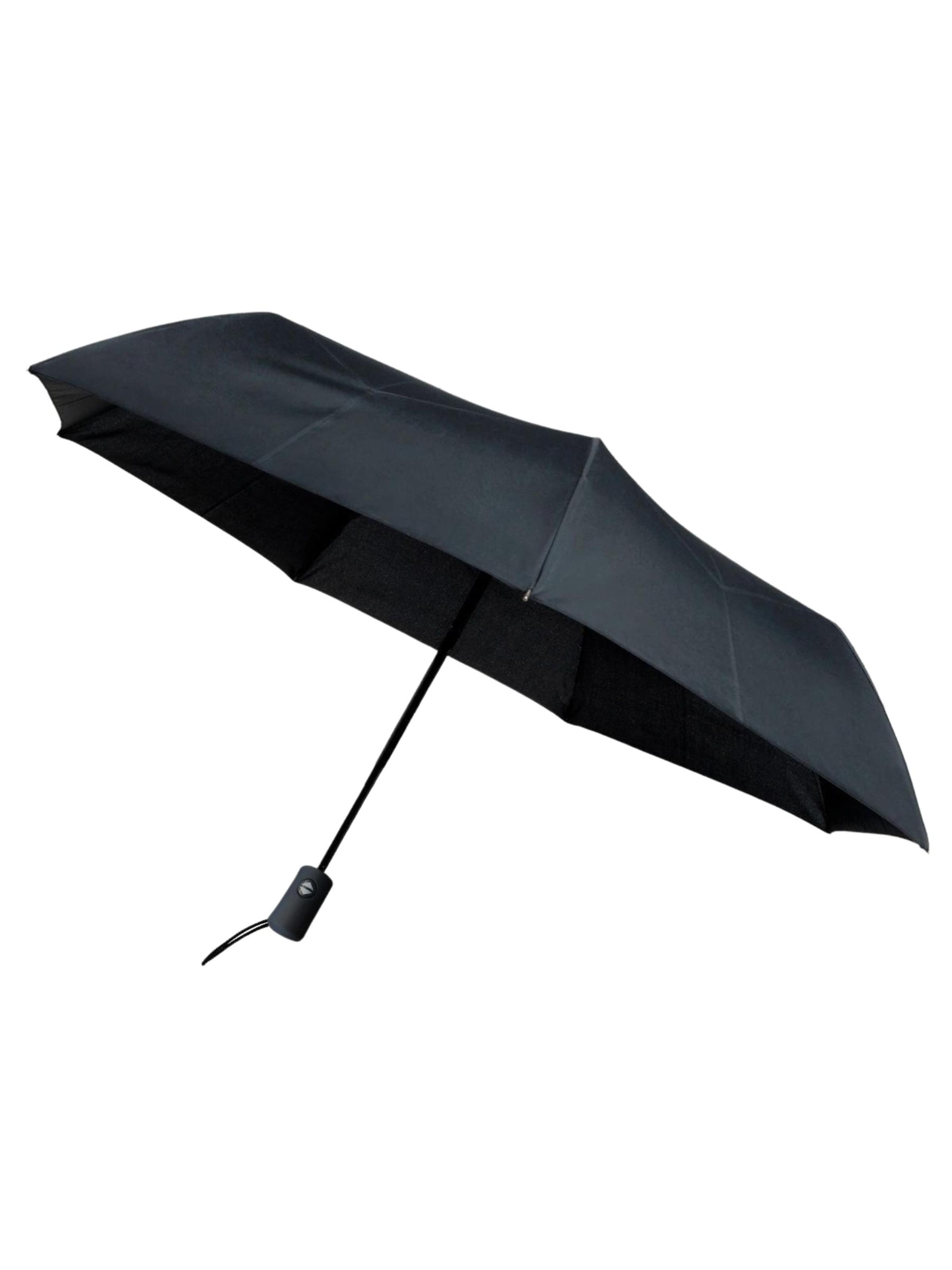 Maxte Umbrella 'Regenschirm - Faltbar - Automatisches Öffnen und Schließen - Winddicht - 100 cm - Schwarz' in Black: front