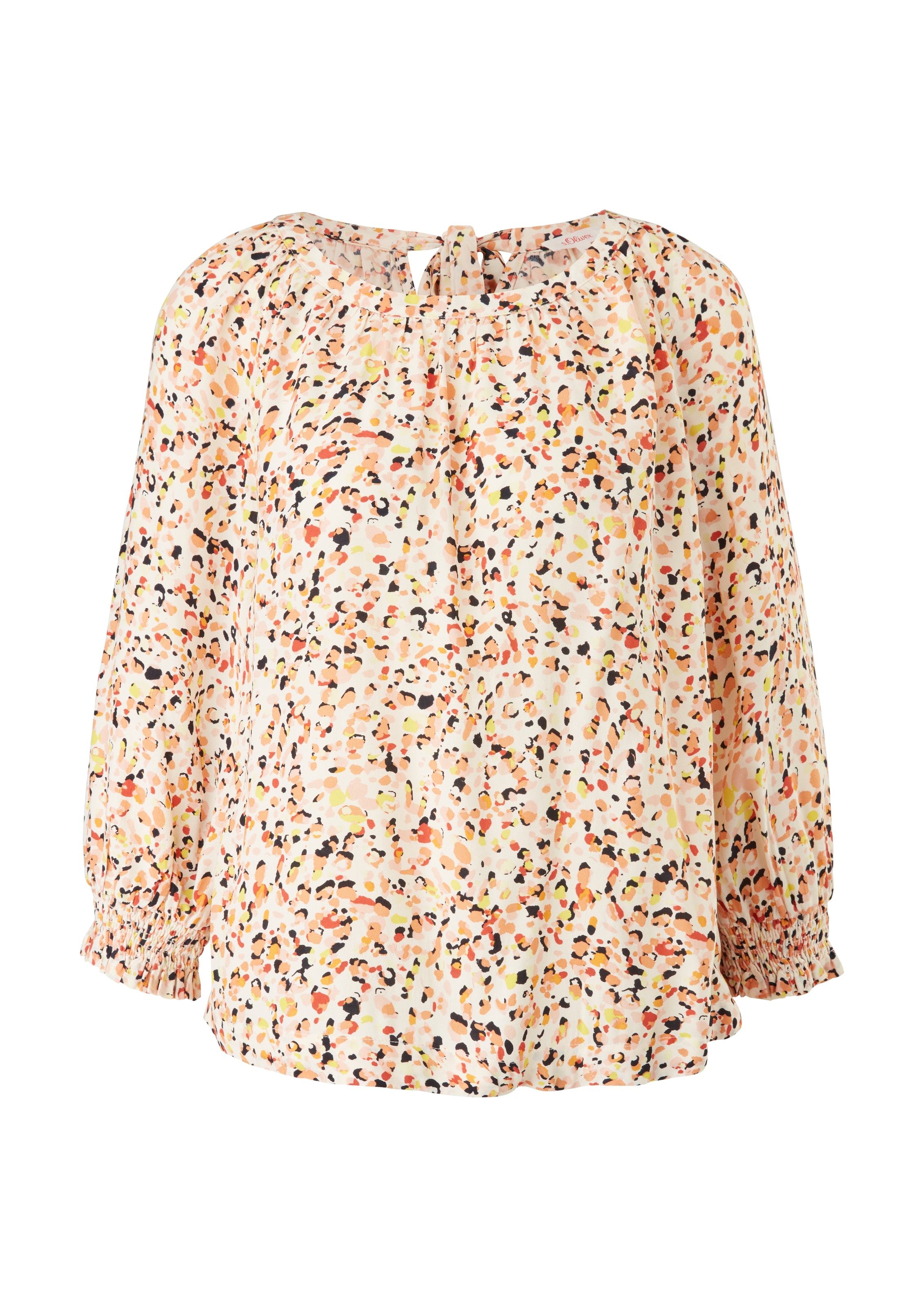 s.Oliver Blouse in Beige: voorkant