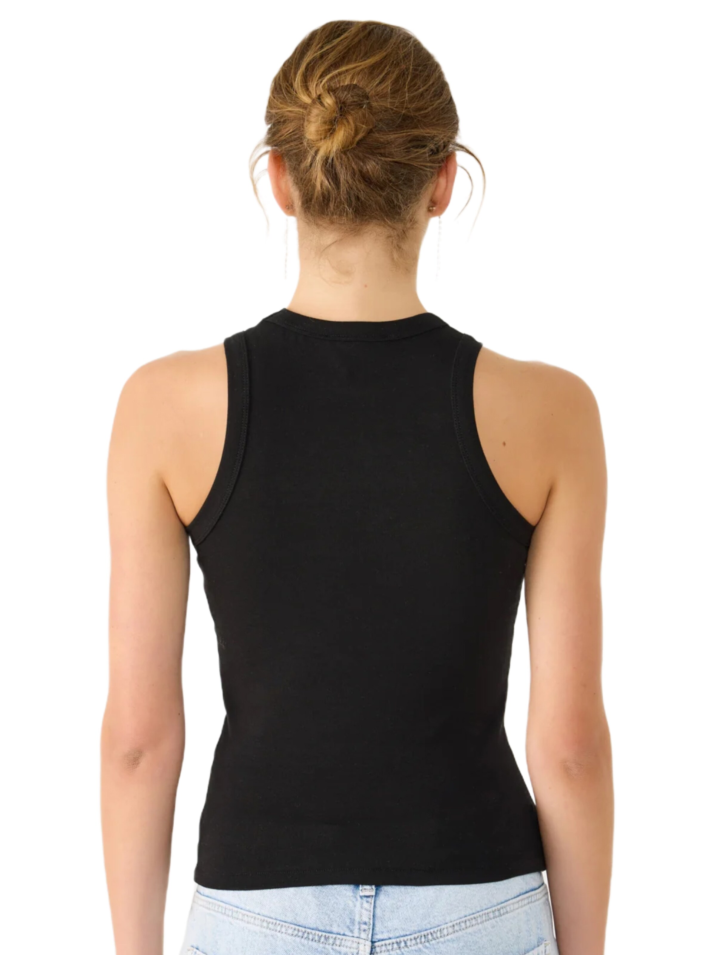 No Matter What Top in Zwart