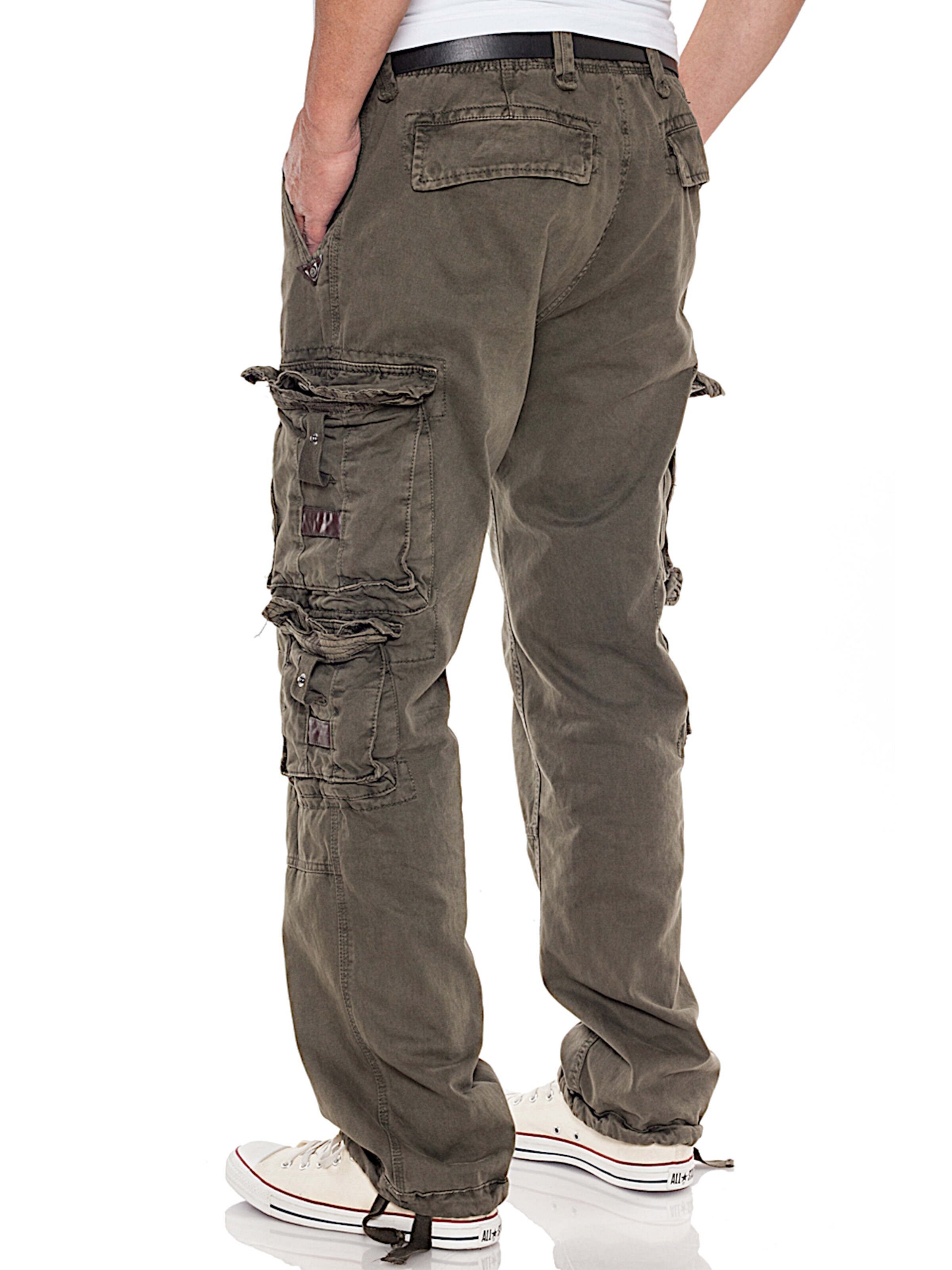 JET LAG Regular Cargo Pants in Green