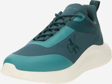 Sneaker bassa di Calvin Klein Jeans in verde: frontale