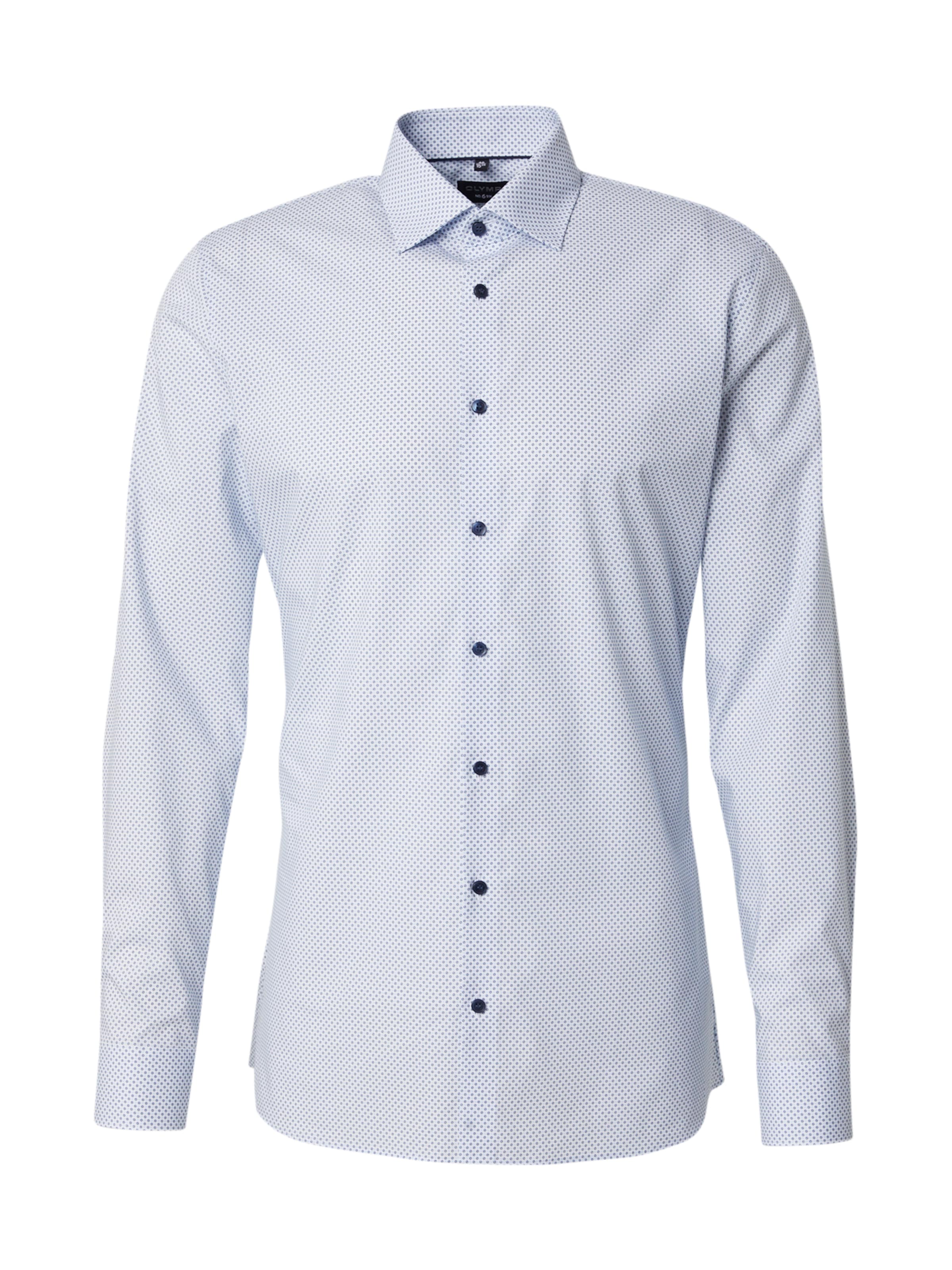 OLYMP Слим Рубашка в Белый: спереди