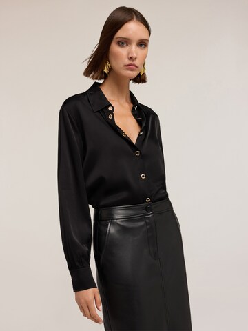 MOTIVI - Blusa en negro: frente