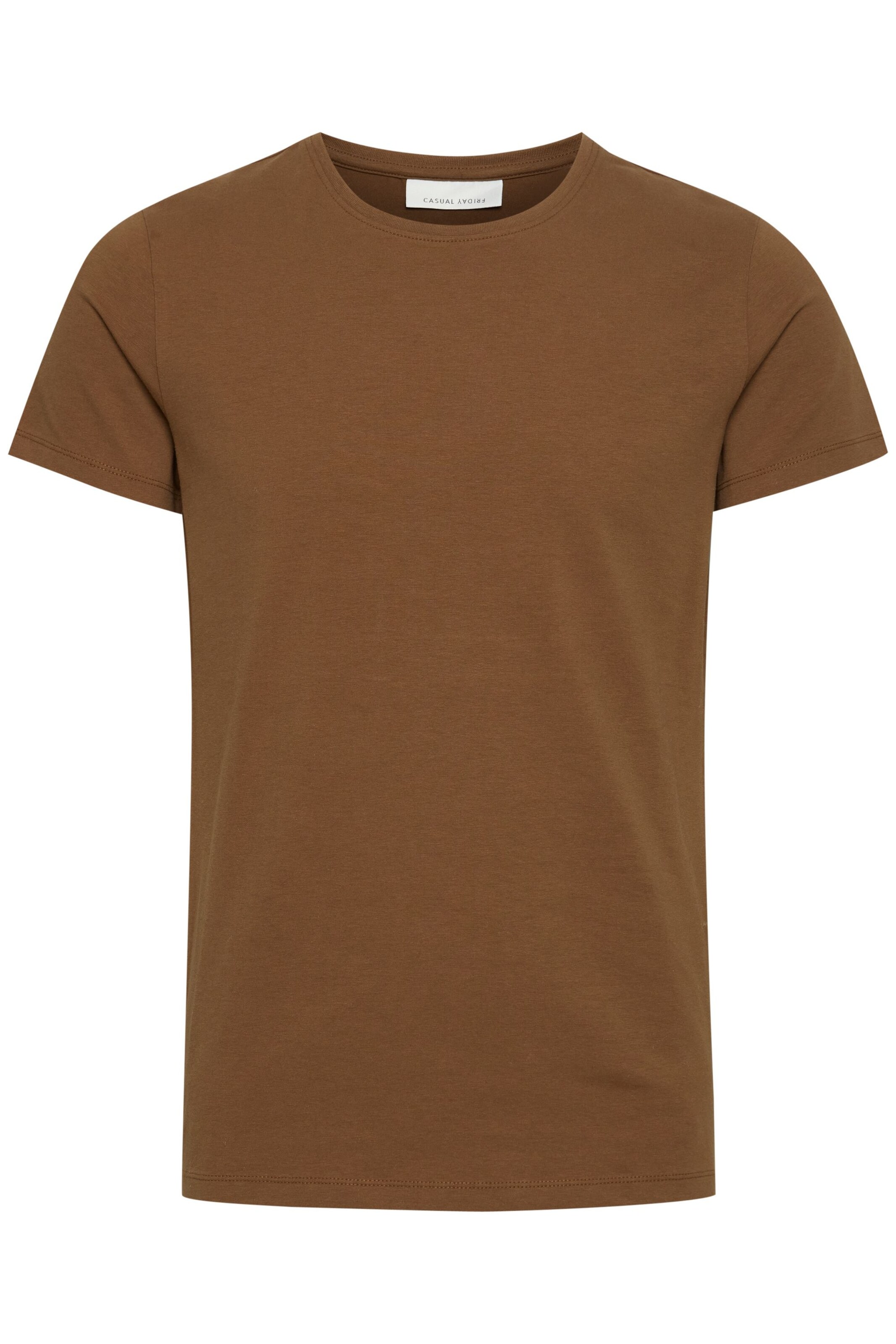 Casual Friday - Camiseta 'David' en marrón: frente