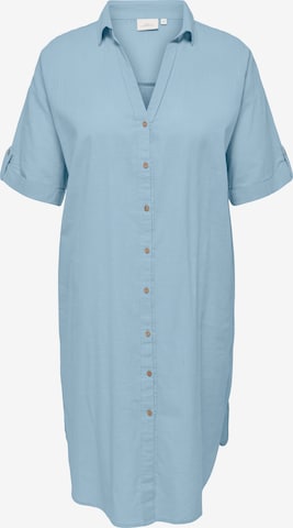 Robe-chemise ONLY Carmakoma en bleu : devant