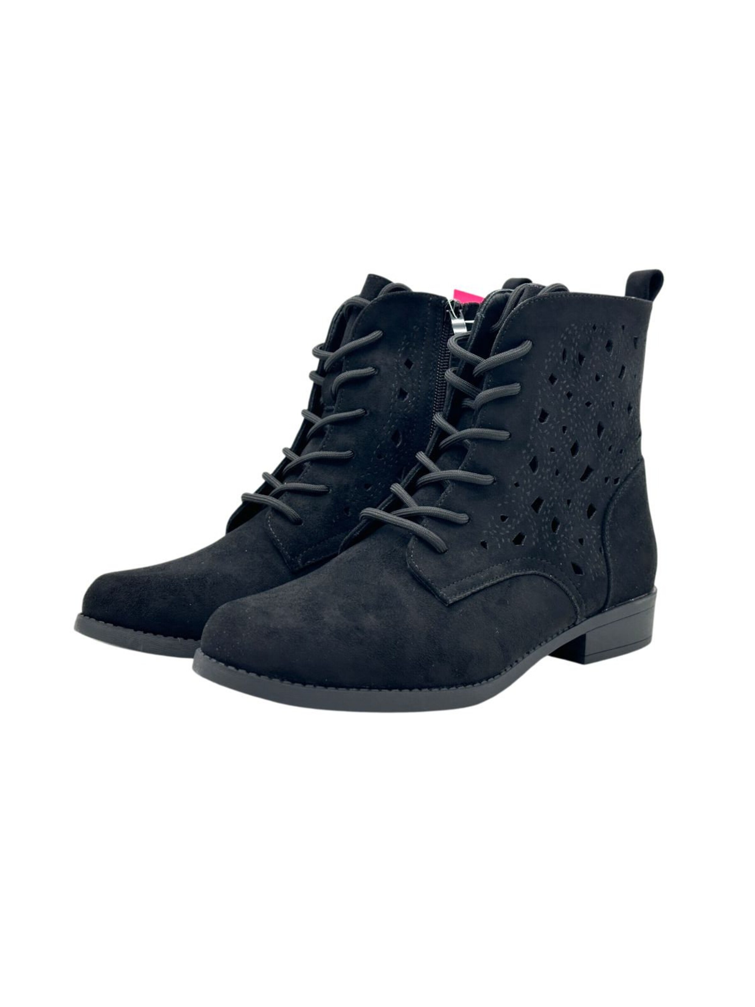 Nowaland Schnürstiefelette‌ in Schwarz