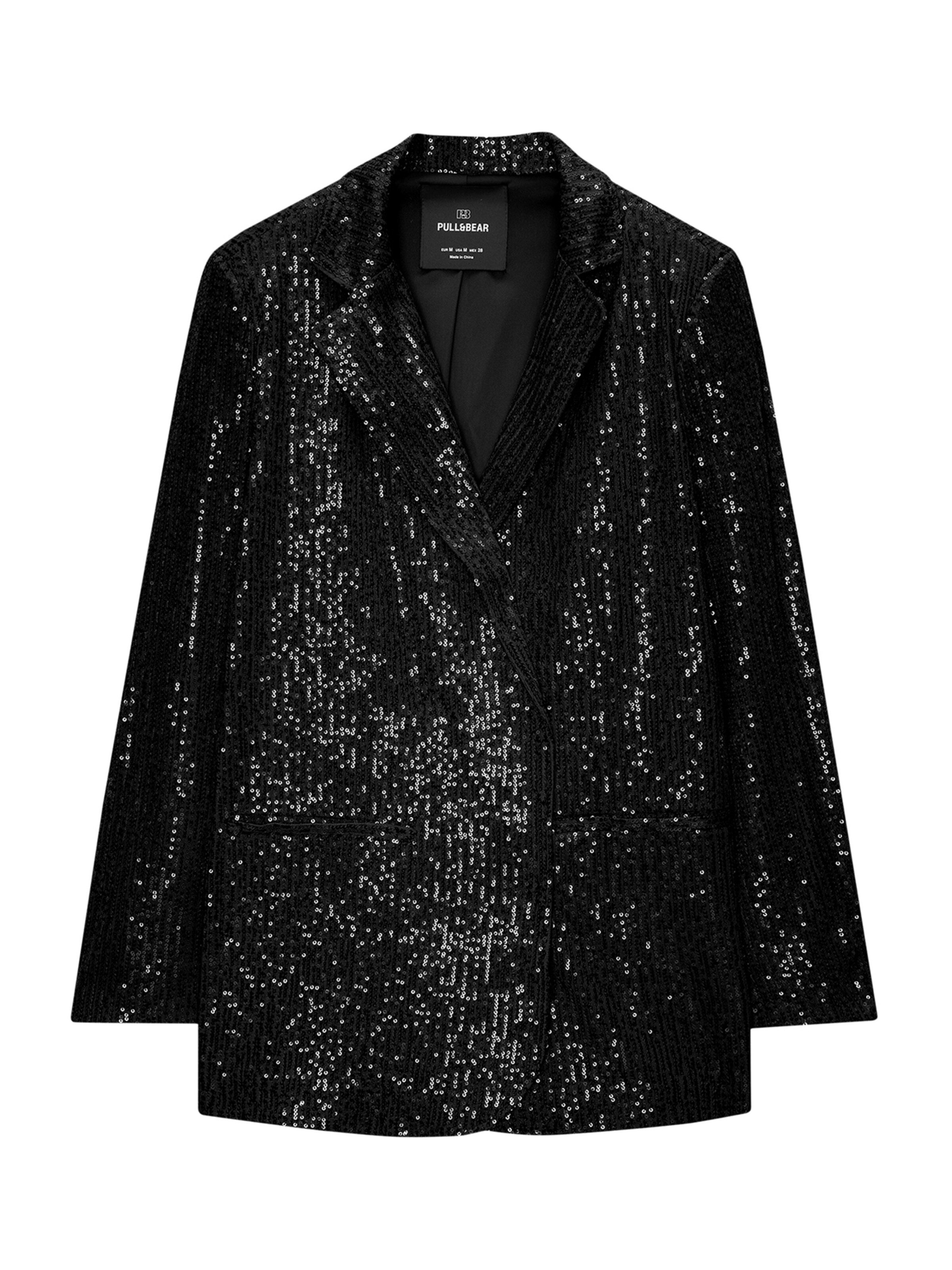 Pull&Bear Marynarka w kolorze czarny: przód