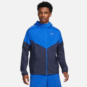 NIKE Athletic Jacket 'Windrunner' in Blue: front