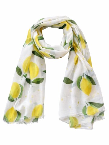 COLLEZIONE ALESSANDRO Scarf 'Zitrus' in Yellow: front