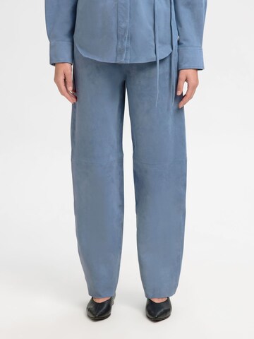Regular Pantalon SELECTED en bleu : devant