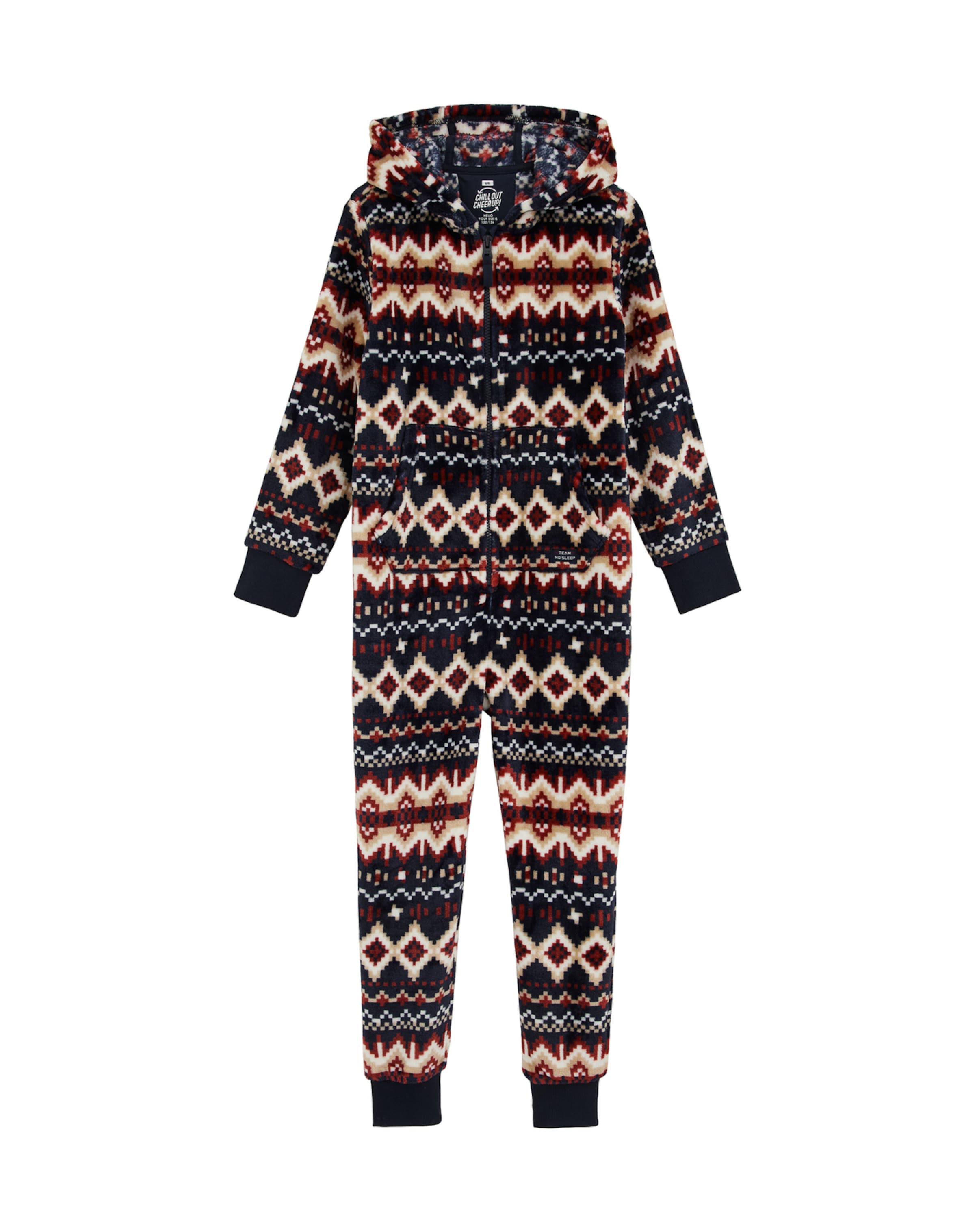 WE Fashion Overal – modrá: přední strana