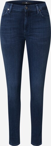 Skinny Jeans de la 7 for all mankind pe albastru: față