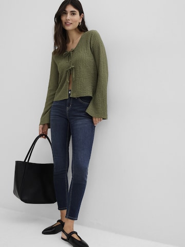 Skinny Jeans de la bonprix pe albastru: față