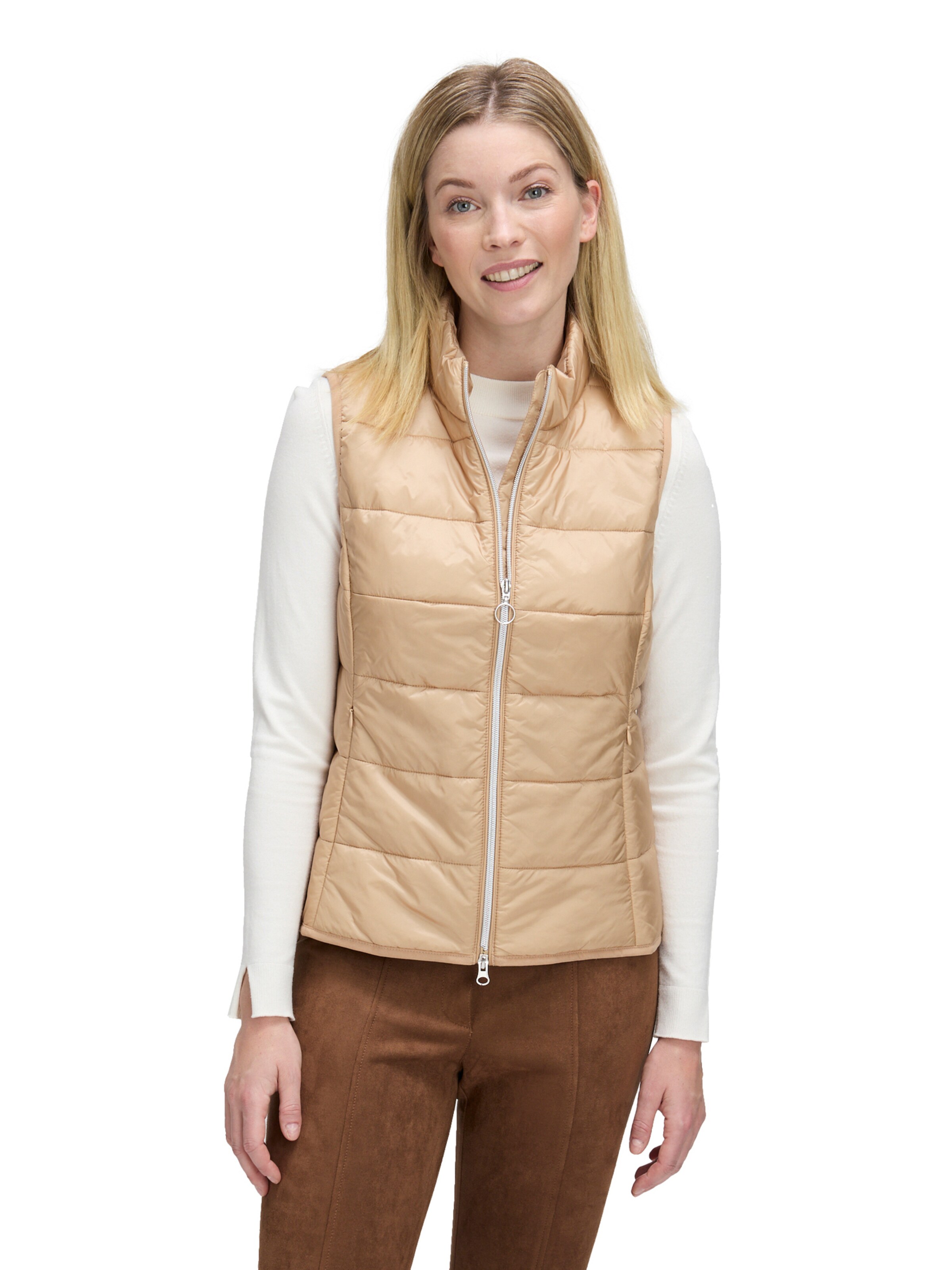 Gilet Betty Barclay en beige : devant