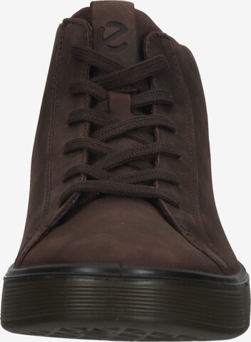 ECCO High-Top Sneakers in Brown