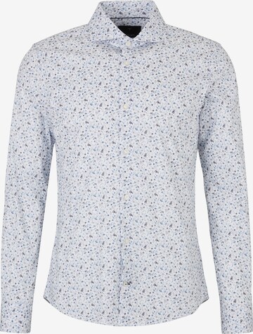 JOOP! Slim fit Button Up Shirt in White: front