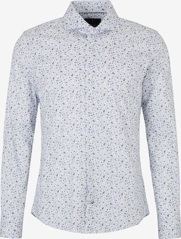 JOOP! Slim fit Button Up Shirt in White: front