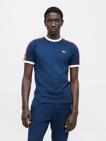 ADIDAS ORIGINALS Póló '3-Stripes' - kék: elől