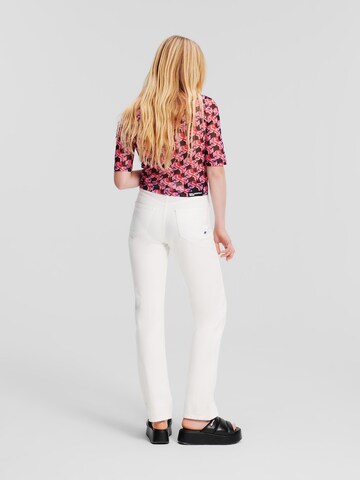 Regular Jean KARL LAGERFELD JEANS en blanc