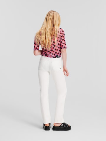 KARL LAGERFELD JEANS Regular Jeans i hvit