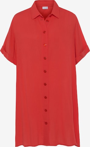 Abito camicia di LASCANA in rosso: frontale