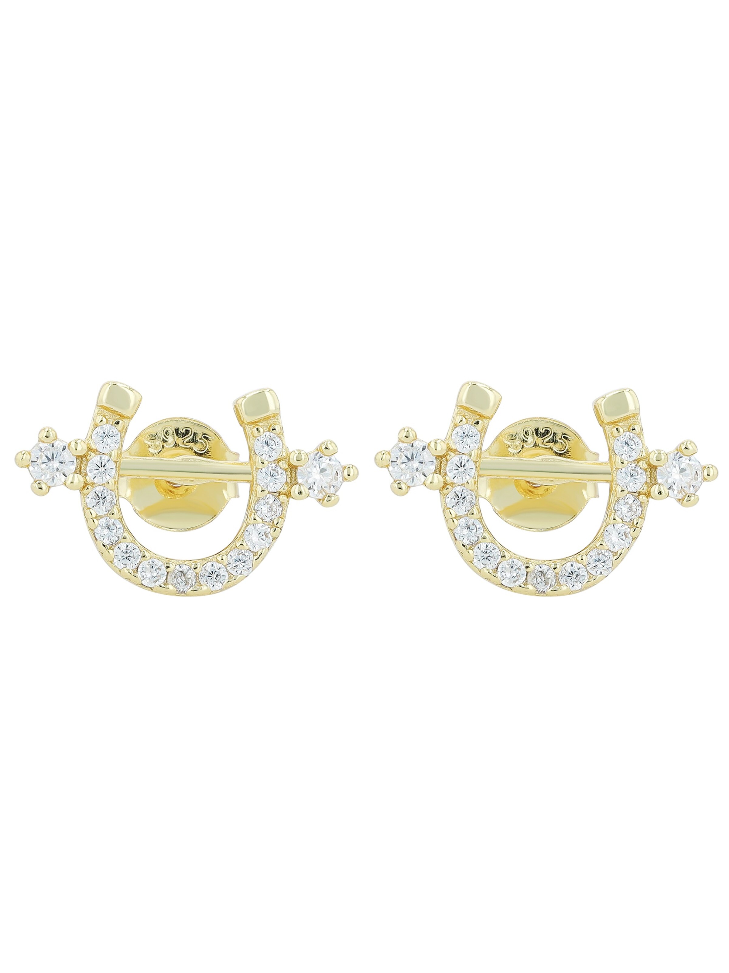 Akzent Earrings 'langlebig' in Gold: front