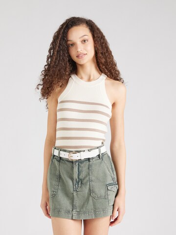 VERO MODA - Top de punto 'SABA' en beige: frente