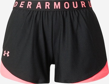 Pantalon de sport 'Play Up' UNDER ARMOUR en noir : devant