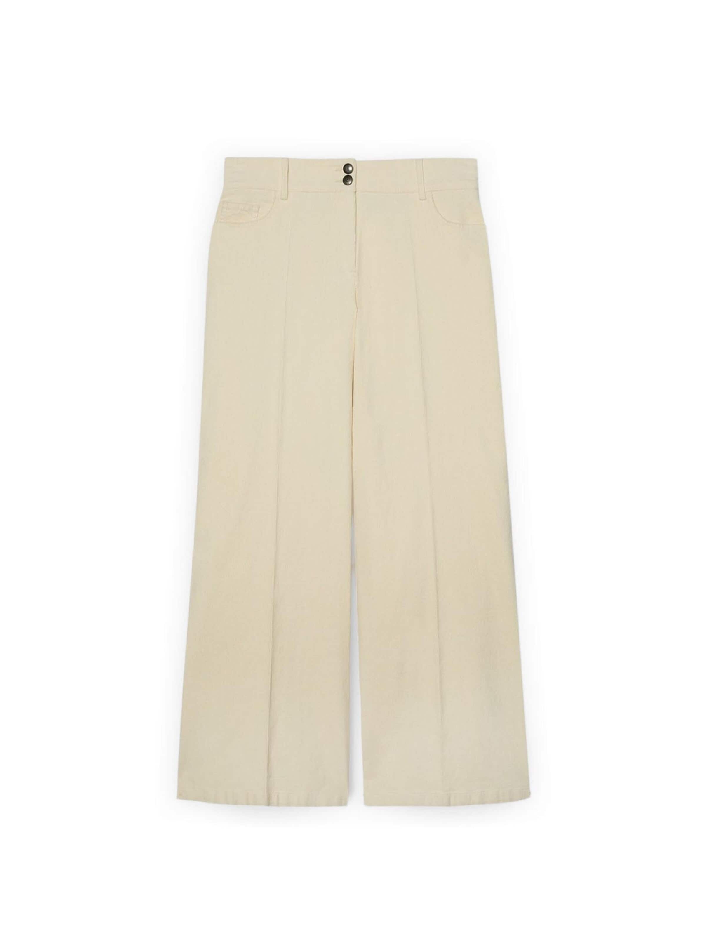 regular Pantaloni di Fiorella Rubino in bianco: frontale