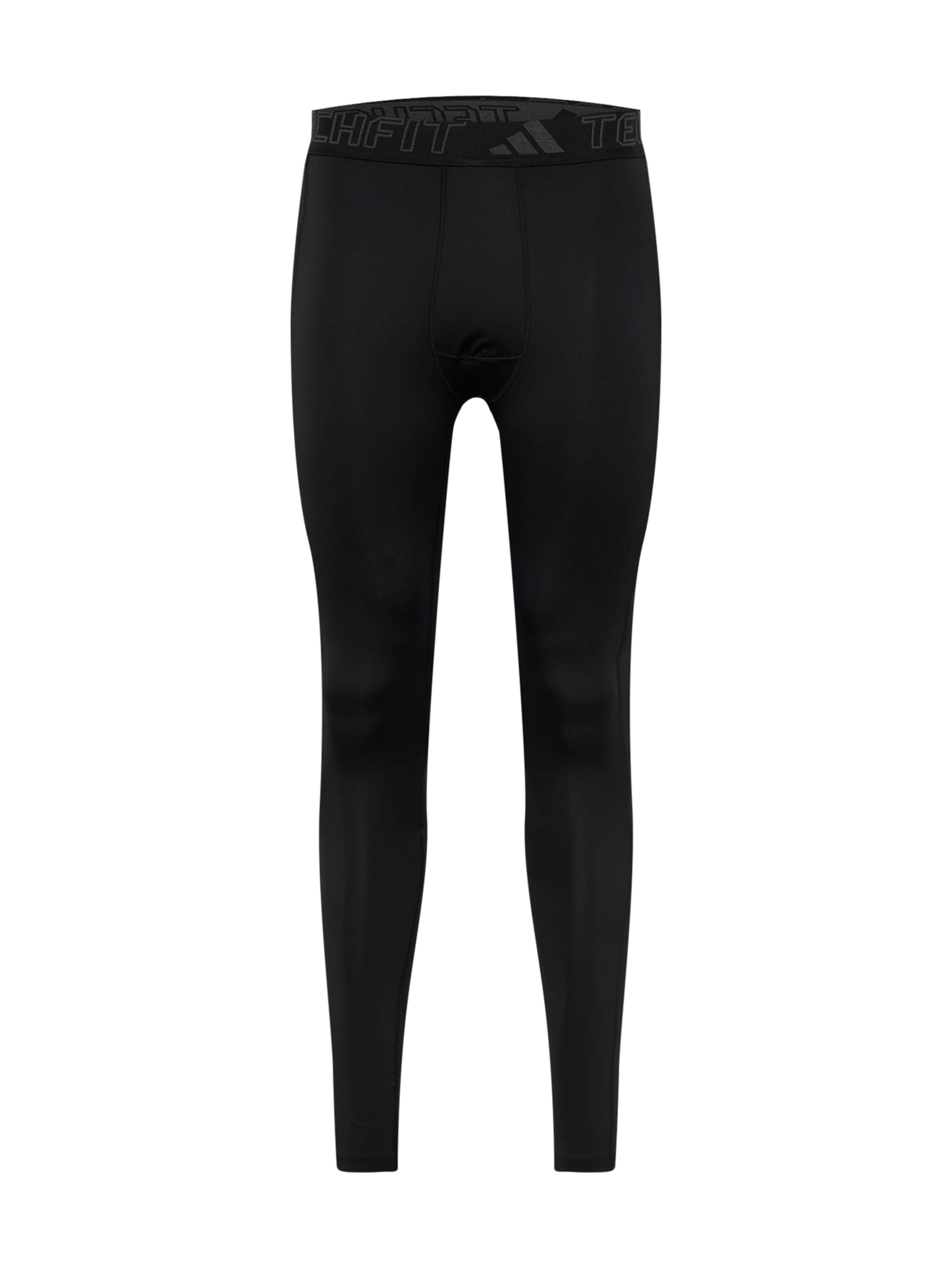 ADIDAS PERFORMANCE Skinny Sporthose 'Techfit Aeroready Long' in Schwarz: Vorderseite
