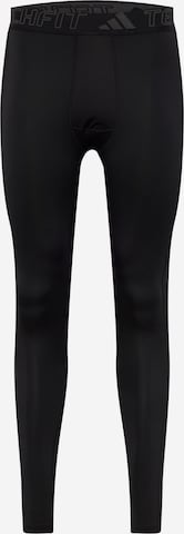 ADIDAS PERFORMANCE Skinny Sportovní kalhoty 'Techfit Aeroready Long' – černá: přední strana