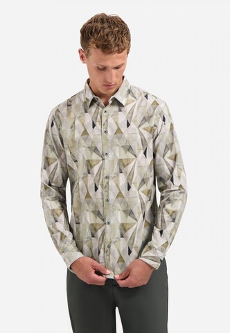 No Excess Regular fit Button Up Shirt in Green: front