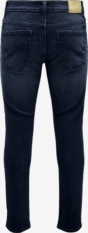 Slimfit Jeans 'LOOM' de la Only & Sons pe albastru