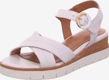 TAMARIS Sandalen met riem in Wit: voorkant