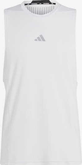 ADIDAS PERFORMANCE Funkcionalna majica 'Designed for Training' | črna / srebrna / bela barva, Prikaz izdelka