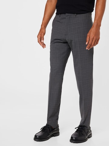 Regular Pantalon à plis s.Oliver BLACK LABEL en gris : devant