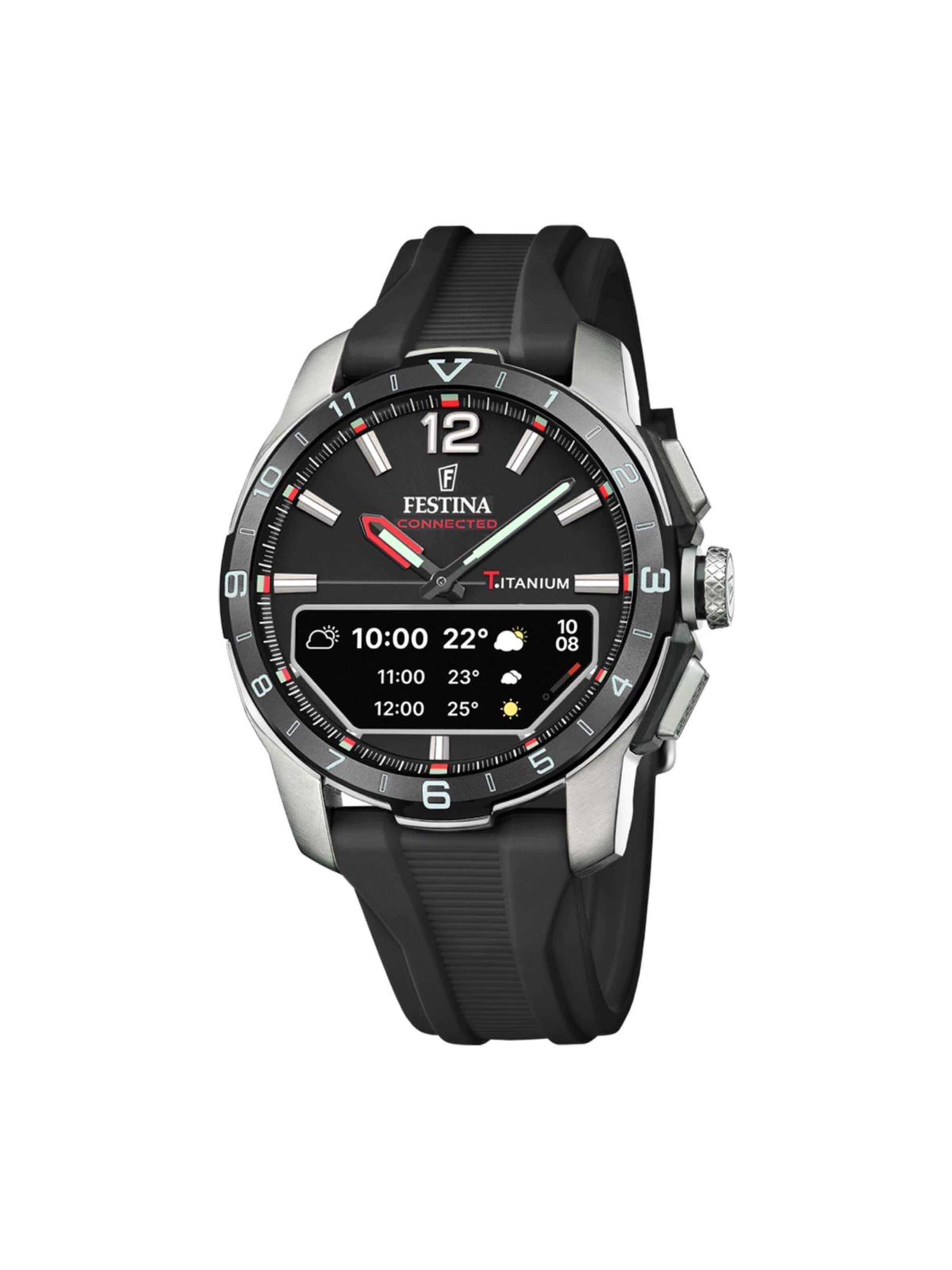 FESTINA Digitaluhr‌‌ in Schwarz: Vorderseite