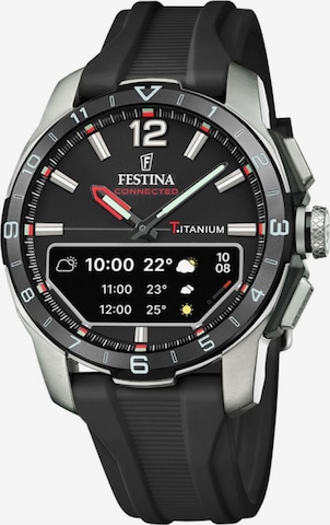 FESTINA Digitaluhr in Schwarz: Vorderseite