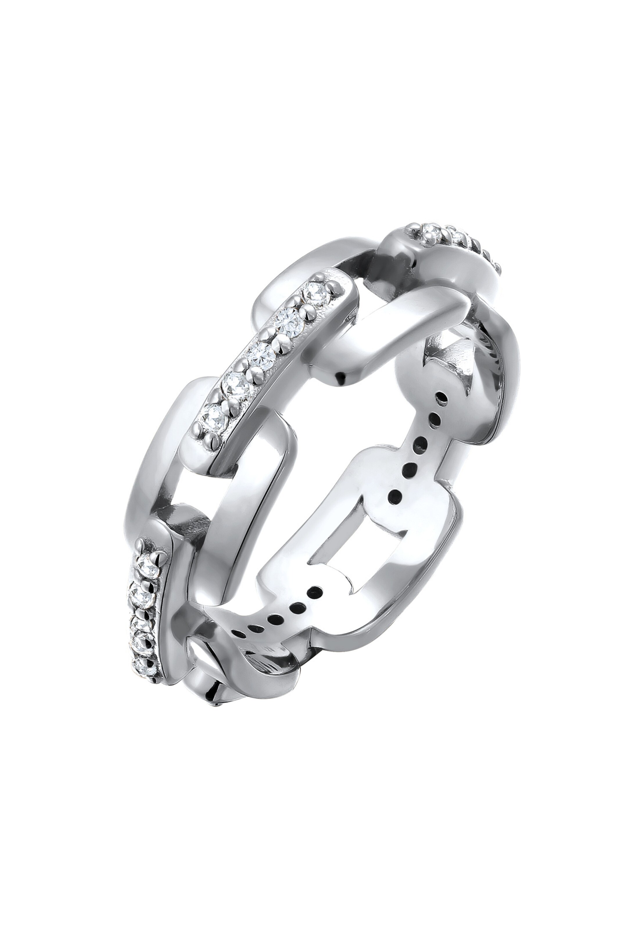 KUZZOI Ring 'Kristall' in Silber: Vorderseite